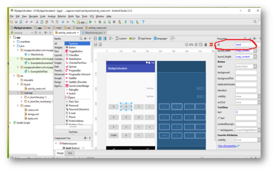 How to make Simple calculator using Android Studio